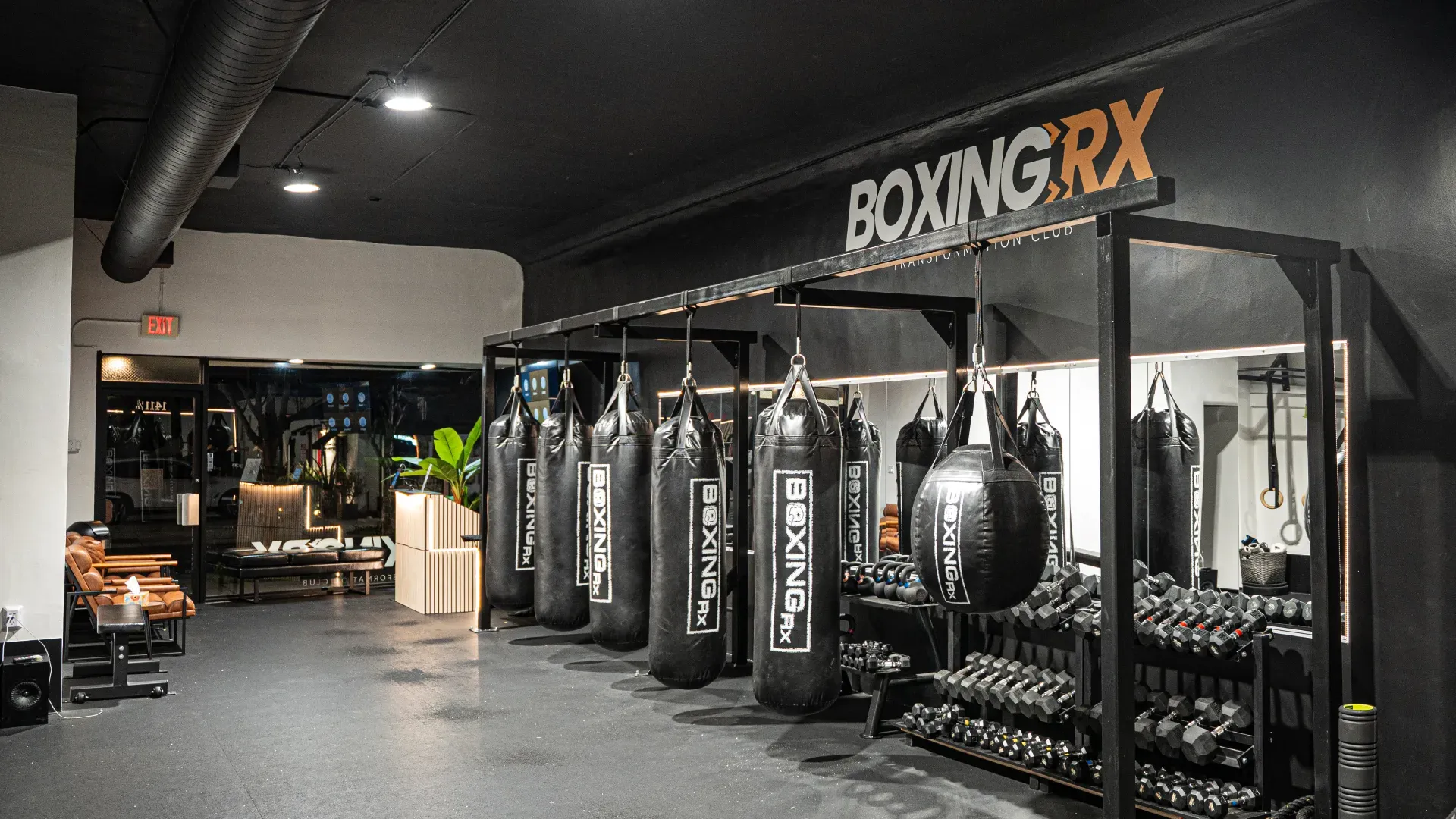 The BoxingRX gym floor in Glendale