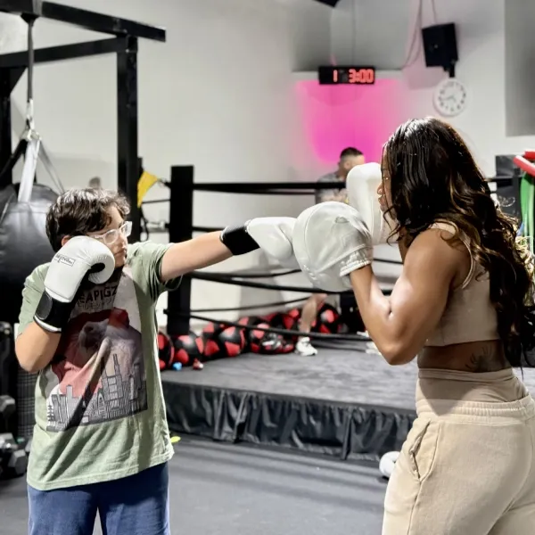 Kids boxing class